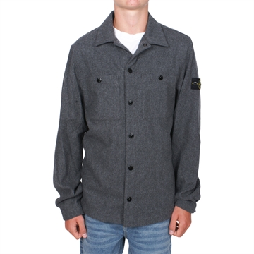 Stone Island jr. Overshirt 811610504 V0M67 Dark Grey Melange